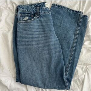 Hollister Blue Denim Low-Rise Jeans